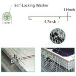 50PCS Solar Panel Bird Guard Clips & Gloves