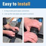 Heliocol Sunstar Solar Panel Clamp Gasket (4-Pack)