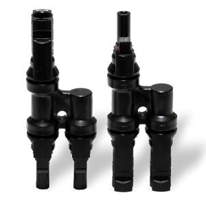 Waterproof Solar T-Connectors - 2 Pack