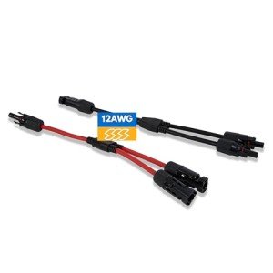 Solar Y Branch Connectors Pack of 2 - Waterproof