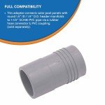 Solar Panel to PVC Pipe Adapter - 2 Pack
