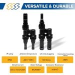 Waterproof Solar T-Connectors - 2 Pack