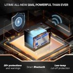 LiTime 12V 100Ah Bluetooth LiFePO4 Battery