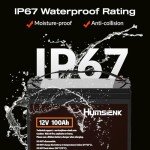 12V 100Ah LiFePO4 Lithium Battery with Smart BMS