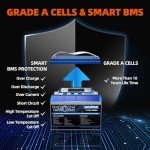 Weize 12V 100Ah Lithium Battery for Solar & RV