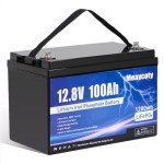 Meaycoty 12V 100Ah LiFePO4 Lithium Battery