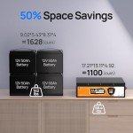 ECO-WORTHY 48V 200Ah LiFePO4 Solar Batteries