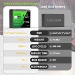 12V 23.4AH Lithium Battery for Solar & More