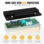 ECO-WORTHY 12V 20Ah LiFePO4 Rechargeable Battery