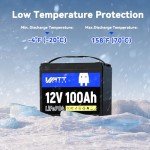 WattCycle 12V 100Ah LiFePO4 Lithium Battery