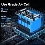 WattCycle 12V 100Ah LiFePO4 Lithium Battery