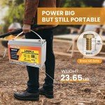 FEENCE 12V 100Ah LiFePO4 Solar Battery