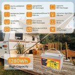 FEENCE 12V 100Ah LiFePO4 Solar Battery