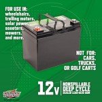 12V 35AH AGM Deep Cycle Battery for Solar