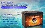 VMAX MR127 12V 100Ah AGM Deep Cycle Battery