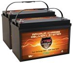 VMAX 12V 125Ah AGM Deep Cycle Batteries (2-Pack)