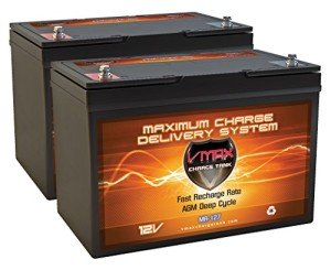 VMAX MR127-100 Dual 12V 100Ah AGM Batteries