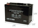 UPG 12V 100Ah Deep Cycle Solar Battery