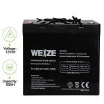 Weize 12V 55AH Deep Cycle Battery for Mobility