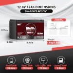 12V 12AH Lifepo4 Rechargeable Battery for Power Wheels