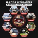 12V 12AH Lifepo4 Rechargeable Battery for Power Wheels