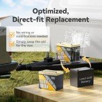 Power Queen 100Ah LiFePO4 Deep Cycle Lithium Battery