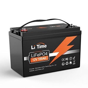LiTime 12V 100Ah Lithium Battery with BMS