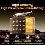 Power Queen 100Ah LiFePO4 Deep Cycle Lithium Battery