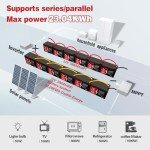 12V 300Ah LiFePO4 Lithium Battery for Off-Grid Use