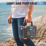 GRECELL 300W Portable Solar Power Station Generator