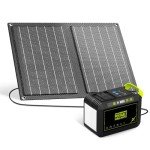 MARBERO Portable 88.8Wh Solar Generator with 21W Panel