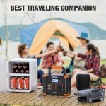 GRECELL 300W Portable Solar Power Station Generator