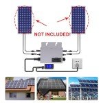 700W Solar Grid Tie Micro Inverter with LCD Display