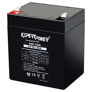 ExpertPower 12V 5Ah Alarm Battery with F1 Terminals