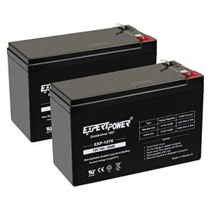 ExpertPower 12V 7AH Rechargeable Solar Battery