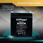 ExpertPower 12V 5Ah Alarm Battery with F1 Terminals
