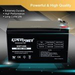 ExpertPower 12V 9Ah Sealed Lead Acid Battery Duo
