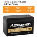 Autocessking 12V 9AH AGM Battery for UPS