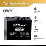 ExpertPower 12V 18Ah Lead Acid Battery