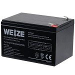 WEIZE 12V 12Ah Sealed Lead Acid Battery - 2 Pack
