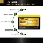ExpertPower 12V 100AH Solar Gel Battery