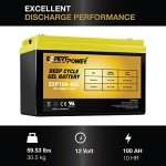 ExpertPower 12V 100AH Solar Gel Battery
