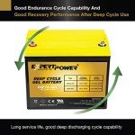 75AH Deep Cycle Gel Battery for Solar Systems