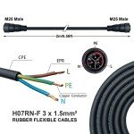 JINKAIMING M25 AC Cable for Solar Inverter 2M