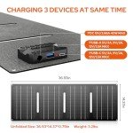 100W Portable Solar Generator with 40W Panel