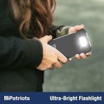 4Patriots Solar Power Bank: 8000mAh, 3 USB Ports