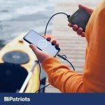 4Patriots Solar Power Bank: 8000mAh, 3 USB Ports