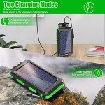 Portable 20000mAh Waterproof Solar Charger Power Bank