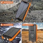 Durecopow 49800mAh Solar Charger Power Bank