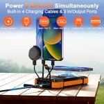 WONGKUO 49800mAh Solar Power Bank with Fast Charging